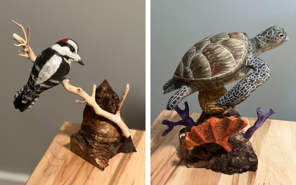 Wildlife Woodcarvings by Joe Walker