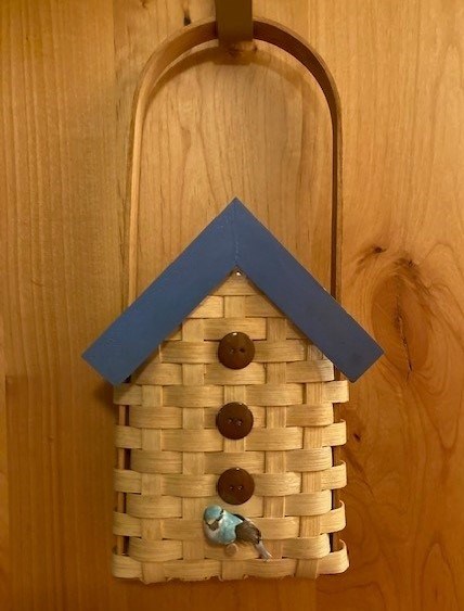 Decorative Bird House Wall Basket