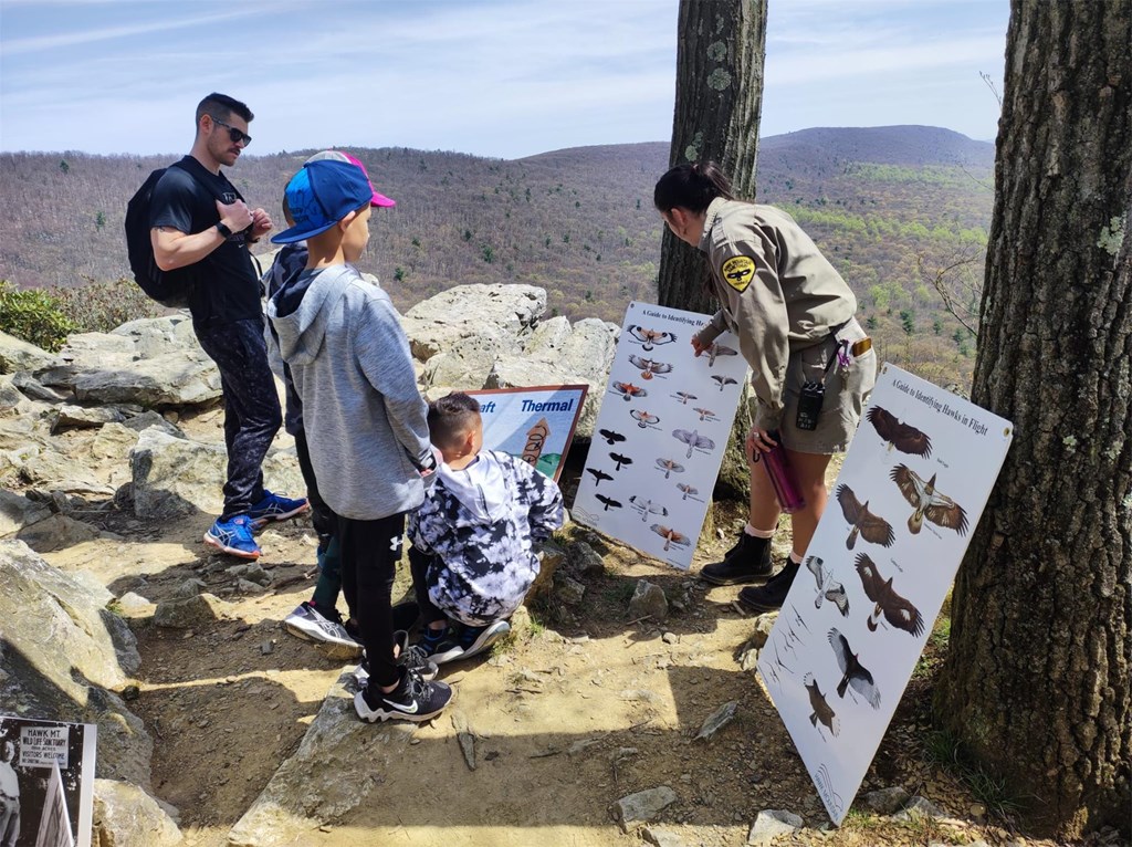 Trainee Pamela Giving Weekend Program at South Lookout