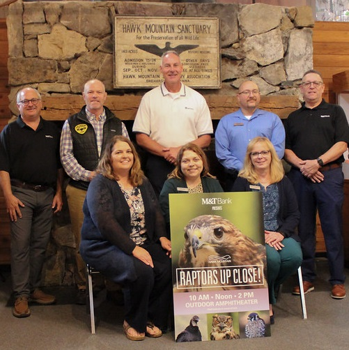 M&T Bank Representatives visit to Hawk Mountain Visitor Center