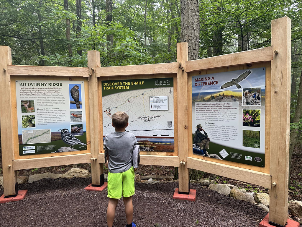 Kittatinny and Trail Map Kiosk